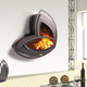 Illustration for article titled Elaborate Wall-Mounted Fireplaces For Holiday Ambiance